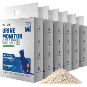 imagePETKIT 2025 New Urine Monitor Litter pH Detection Tofu Litter Superior Clumping 100 Natural Ingredients Plant Cat Litter DustFree and Odor Control NonSticky Easy Scooping 52lb x 1bag6