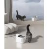 imagePETKIT Dishwasher Safe Cat Water Fountain Cordless Automatic Cats Drinking Fountain with Motion Sensor 101 oz3L Pet Fountain for Cats Dogs Inside Smart App Control ampamp Stainless Steel TrayWhiteCordless