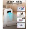 imagePETKIT OpenTop ampamp AI Camera Self Cleaning Cat Litter Box Urinary Health Monitor Automatic Cat Litter Box Smart Robot with 2Way Raking5G WiFiSafety SensorsOdor Control for Multiple Cats GreyWhite