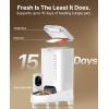image:imagePETKIT Automatic Cat Feeder with Camera Upgraded MultiCat Recognition 24Gamp5G WiFi Pet Feeder with Freshness Preservation3L Timed Food Dispenser with Low Food SensorNight Vision Motion CapturingWhite with Single Food Hopper