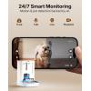 image:imagePETKIT Automatic Cat Feeder with Camera Upgraded MultiCat Recognition 24Gamp5G WiFi Pet Feeder with Freshness Preservation3L Timed Food Dispenser with Low Food SensorNight Vision Motion CapturingWhite with Double Food Hopper