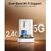 image:imagePETKIT Automatic Cat Feeder with Camera Upgraded MultiCat Recognition 24Gamp5G WiFi Pet Feeder with Freshness Preservation3L Timed Food Dispenser with Low Food SensorNight Vision Motion CapturingWhite with Double Food Hopper
