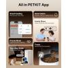 image:imagePETKIT Automatic Cat Feeder with Camera Upgraded MultiCat Recognition 24Gamp5G WiFi Pet Feeder with Freshness Preservation3L Timed Food Dispenser with Low Food SensorNight Vision Motion CapturingWhite with Single Food Hopper