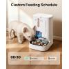 image:imagePETKIT Automatic Cat Feeder with Camera Upgraded MultiCat Recognition 24Gamp5G WiFi Pet Feeder with Freshness Preservation3L Timed Food Dispenser with Low Food SensorNight Vision Motion CapturingWhite with Double Food Hopper