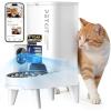 image:imagePETKIT Automatic Cat Feeder with Camera Upgraded MultiCat Recognition 24Gamp5G WiFi Pet Feeder with Freshness Preservation3L Timed Food Dispenser with Low Food SensorNight Vision Motion CapturingWhite with Single Food Hopper