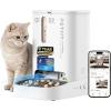 image:imagePETKIT Automatic Cat Feeder with Camera Upgraded MultiCat Recognition 24Gamp5G WiFi Pet Feeder with Freshness Preservation3L Timed Food Dispenser with Low Food SensorNight Vision Motion CapturingWhite with Double Food Hopper