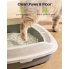 image:imagePETKIT Tofu Cat Litter Superior Clumping Flushable 100 Natural Ingredients Plant Cat Litter Urine pH Detection Tofu Litter DustFreeLow Tracking and Odor Control53lbx4bags