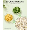 image:imagePETKIT Tofu Cat Litter Superior Clumping Flushable 100 Natural Ingredients Plant Cat Litter Urine pH Detection Tofu Litter DustFreeLow Tracking and Odor Control53lbx4bags