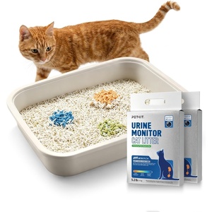 image:imagePETKIT Tofu Cat Litter Superior Clumping Flushable 100 Natural Ingredients Plant Cat Litter Urine pH Detection Tofu Litter DustFreeLow Tracking and Odor Control53lbx2bags