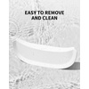 image:imagePETKIT Elevated Entrance Fence for Purobot Max Pro 2 SelfCleaning Cat Litter Box AntiLeak Urine and Litter Baffle Increase Threshold for Automatic Litter Box Less MessWhite