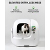 image:imagePETKIT Elevated Entrance Fence for Purobot Max Pro 2 SelfCleaning Cat Litter Box AntiLeak Urine and Litter Baffle Increase Threshold for Automatic Litter Box Less MessCream