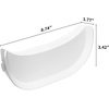 image:imagePETKIT Elevated Entrance Fence for Purobot Max Pro 2 SelfCleaning Cat Litter Box AntiLeak Urine and Litter Baffle Increase Threshold for Automatic Litter Box Less MessWhite