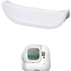 image:imagePETKIT Elevated Entrance Fence for Purobot Max Pro 2 SelfCleaning Cat Litter Box AntiLeak Urine and Litter Baffle Increase Threshold for Automatic Litter Box Less MessCream