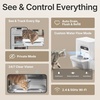 image:imagePETKIT Eversweet Ultra Cat Water Fountain with AI Camera Wastewater Separation Filterless 169fl oz5L Automatic Dog Water Fountain for Small Dogs 5G WiFi 140WideAngle Lens App Control