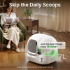 image:imagePETKIT Purobot max 3 Odor FreeampLeak Control SelfCleaning Cat Litter Box  Low Entrance for Large amp MultiCat AlwaysOpen amp AntiPinch DesignSafety SensorsAntiLeakage Pad with Trash BagsampN50