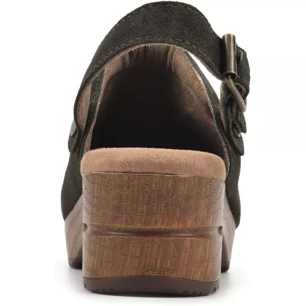 WHITE MOUNTAIN Shoes Being Leather Footbeds Clog