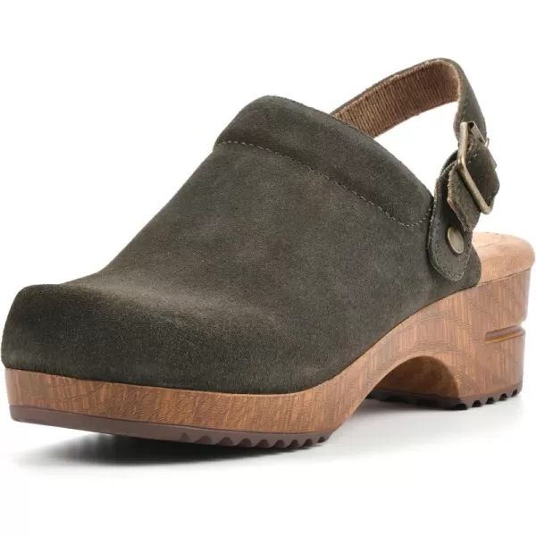 WHITE MOUNTAIN Shoes Being Leather Footbeds Clog