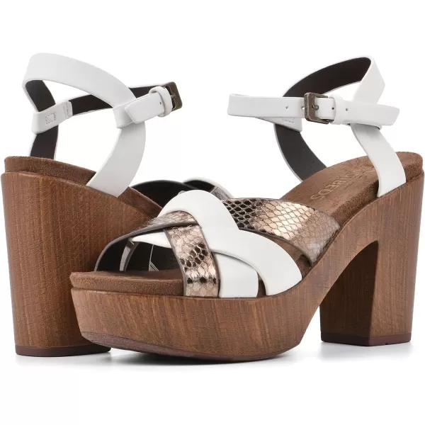 WHITE MOUNTAIN Women's Achiever Platform Clog