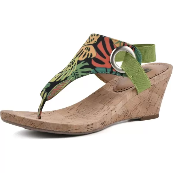 WHITE MOUNTAIN Women's Aida Wedge Sandal
