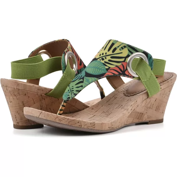 WHITE MOUNTAIN Women's Aida Wedge Sandal