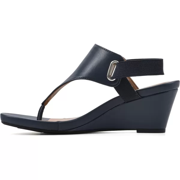 WHITE MOUNTAIN Women's All Dres Wedge Sandal