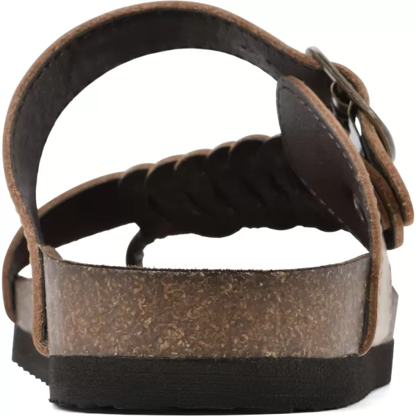 WHITE MOUNTAIN Women's Happier Footbed Sandal