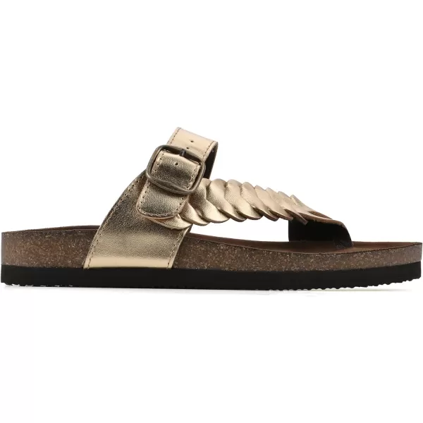 WHITE MOUNTAIN Women's Happier Footbed Sandal