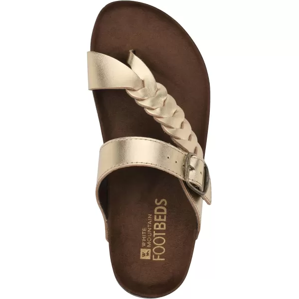 WHITE MOUNTAIN Women's Happier Footbed Sandal