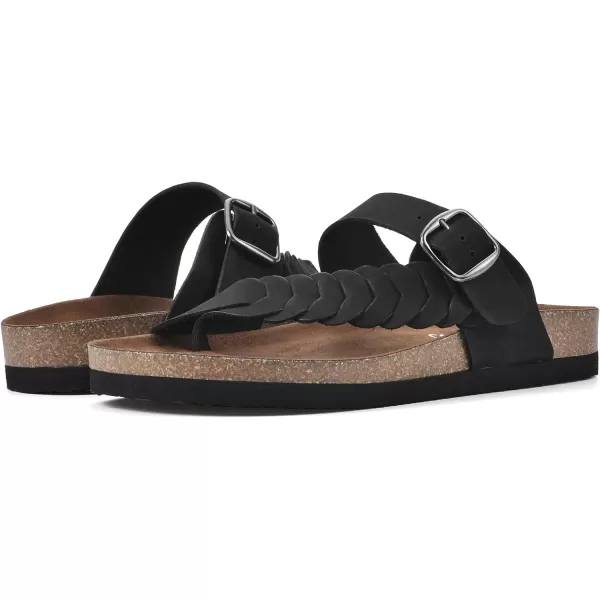 WHITE MOUNTAIN Women's Happier Footbed Sandal