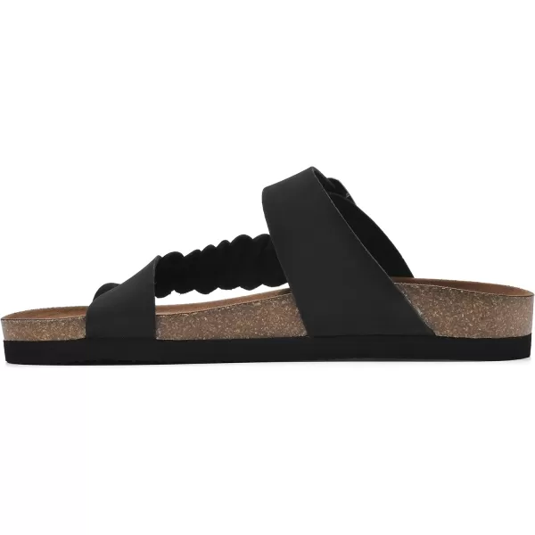 WHITE MOUNTAIN Women's Happier Footbed Sandal