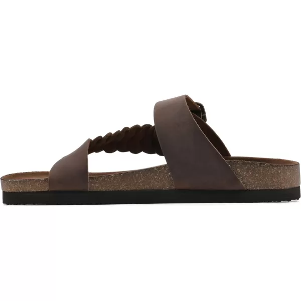 WHITE MOUNTAIN Women's Happier Footbed Sandal