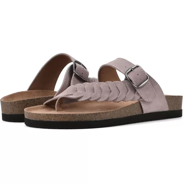 WHITE MOUNTAIN Women's Happier Footbed Sandal