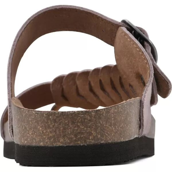 WHITE MOUNTAIN Women's Happier Footbed Sandal