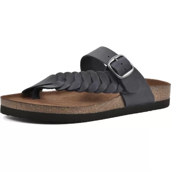 WHITE MOUNTAIN Women's Happier Footbed Sandal
