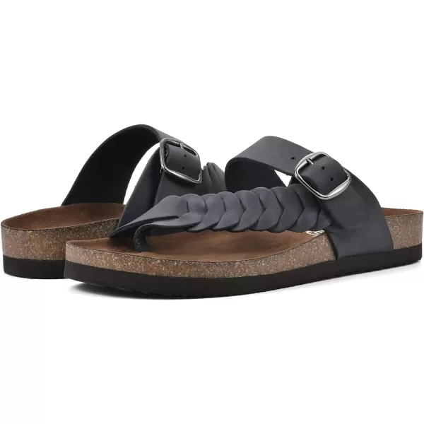 WHITE MOUNTAIN Women's Happier Footbed Sandal