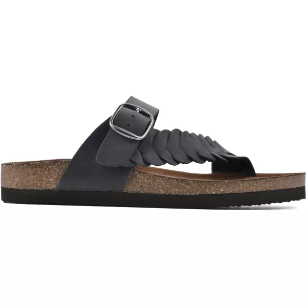 WHITE MOUNTAIN Women's Happier Footbed Sandal