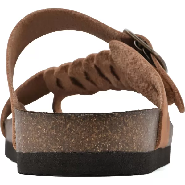 WHITE MOUNTAIN Women's Happier Footbed Sandal