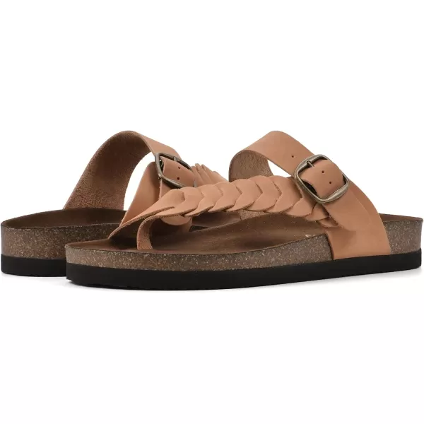 WHITE MOUNTAIN Women's Happier Footbed Sandal