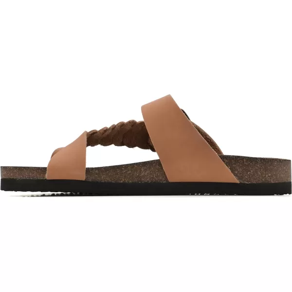 WHITE MOUNTAIN Women's Happier Footbed Sandal