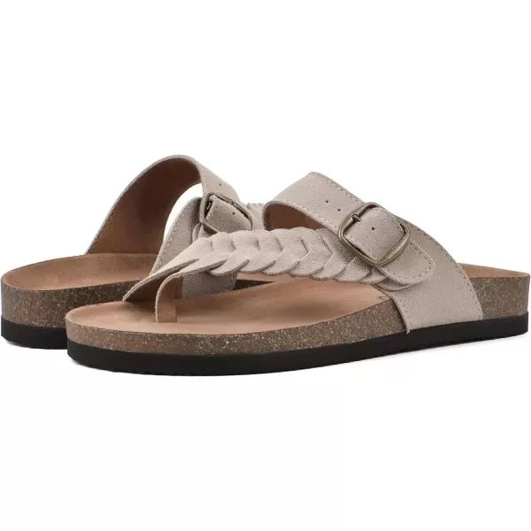 WHITE MOUNTAIN Women's Happier Footbed Sandal