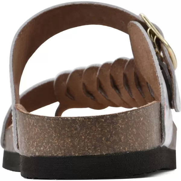 WHITE MOUNTAIN Women's Happier Footbed Sandal
