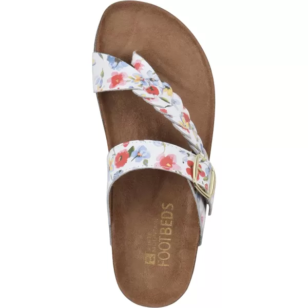 WHITE MOUNTAIN Women's Happier Footbed Sandal