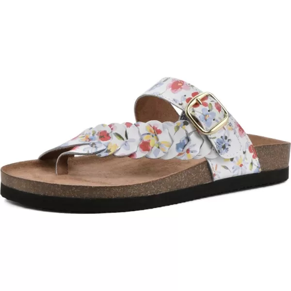 WHITE MOUNTAIN Women's Happier Footbed Sandal