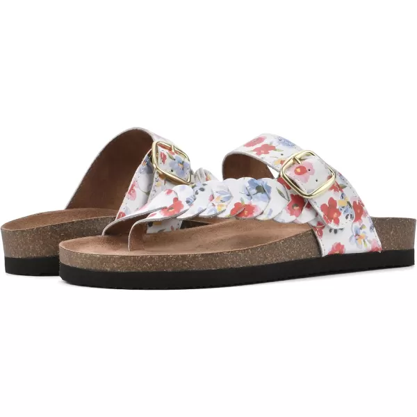 WHITE MOUNTAIN Women's Happier Footbed Sandal