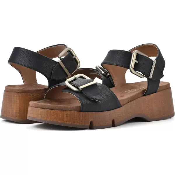 WHITE MOUNTAIN Women's Leftmost Platform Sandal