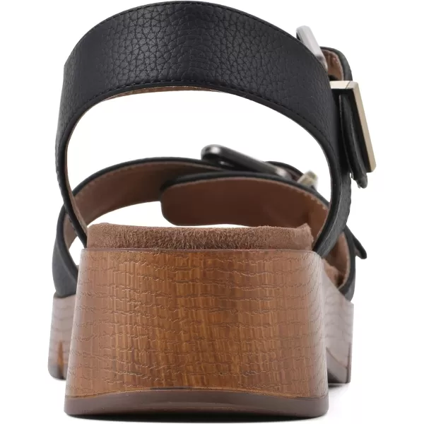WHITE MOUNTAIN Women's Leftmost Platform Sandal