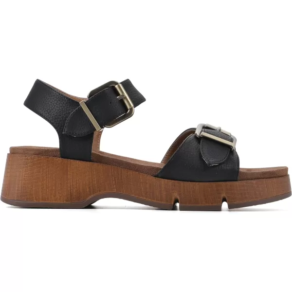 WHITE MOUNTAIN Women's Leftmost Platform Sandal