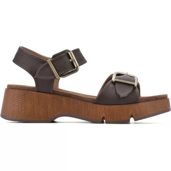 WHITE MOUNTAIN Women's Leftmost Platform Sandal