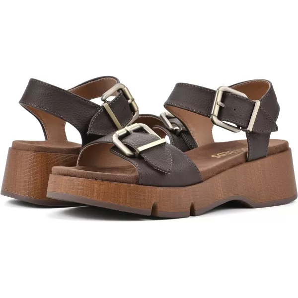 WHITE MOUNTAIN Women's Leftmost Platform Sandal