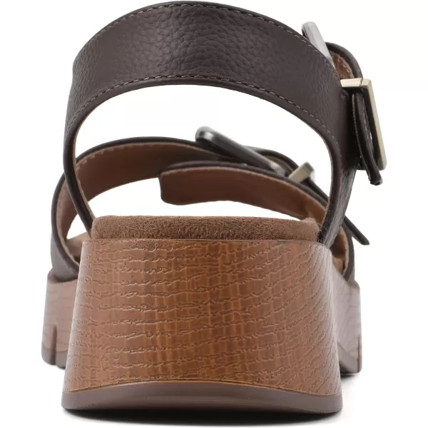 WHITE MOUNTAIN Women's Leftmost Platform Sandal